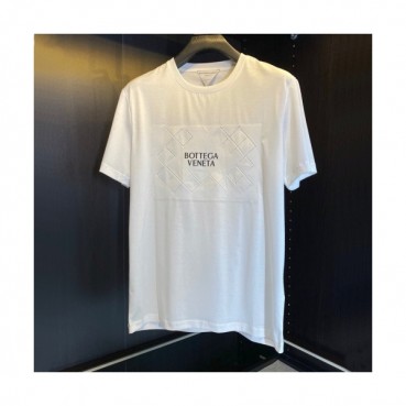 Bottega Veneta  Mens Business Short-sleeved Tshirts White 
