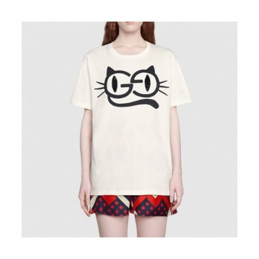 Gucci  Mm/Wm Logo Short Sleeved Tshirts White - 구찌 2021 남/녀 로고 반팔티 Guc03829x Size(xs 