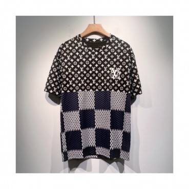 Louis vuitton  Mm/Wm Logo Short Sleeved Tshirts Black - 루이비통 2021 남/녀 로고 반팔티 Lou03324x Size(s 