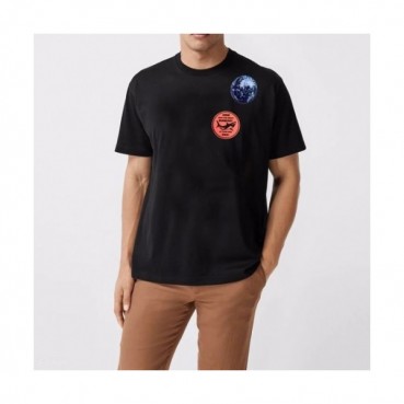 Burberry  Mm/Wm Logo Cotton Short Sleeved Tshirts Black - 버버리 2021 남/녀 로고 코튼 반팔티 Bur04004x Size(s