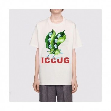 Gucci  Mm/Wm Logo Short Sleeved Tshirts White - 구찌 2021 남/녀 로고 반팔티 Guc03822x Size(xs 