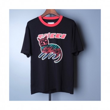 Gucci  Mm/Wm Logo Short Sleeved Tshirts Black - 구찌 2021 남/녀 로고 반팔티 Guc03820x Size(m 