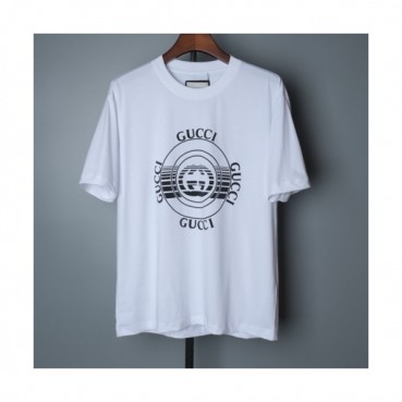 Gucci  Mm/Wm Logo Short Sleeved Tshirts White - 구찌 2021 남/녀 로고 반팔티 Guc03816x Size(m 