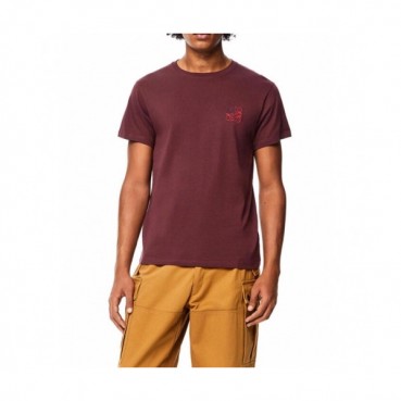 Loewe  Mens Smile Short Sleeved Tshirts Burgundy - 로에베 2021 남성 폴로 반팔티 Loe0445x Size(s 