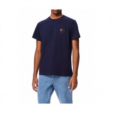 Loewe  Mens Smile Short Sleeved Tshirts Navy - 로에베 2021 남성 폴로 반팔티 Loe0444x Size(s 