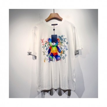 Louis vuitton  Mm/Wm Logo Short Sleeved Tshirts White - 루이비통 2021 남/녀 로고 반팔티 Lou03318x Size(s 