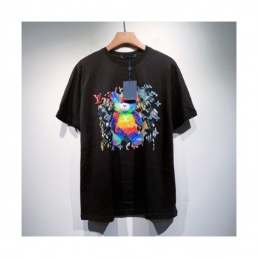 Louis vuitton  Mm/Wm Logo Short Sleeved Tshirts Black - 루이비통 2021 남/녀 로고 반팔티 Lou03316x Size(s 