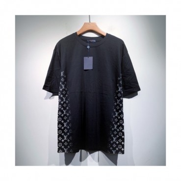 Louis vuitton  Mm/Wm Logo Short Sleeved Tshirts Black - 루이비통 2021 남/녀 로고 반팔티 Lou03314x Size(s 