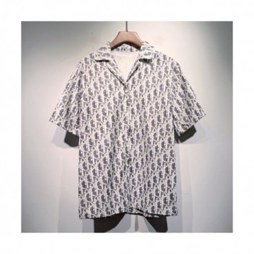 Dior  Mm/Wm Casual Crew-neck Short Sleeved Tshirts White 