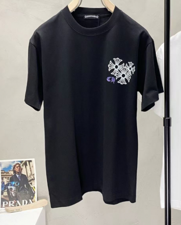 크롬하츠 남성 라운드 반팔티 - Chrom Hearts Mens Round Tshirt 