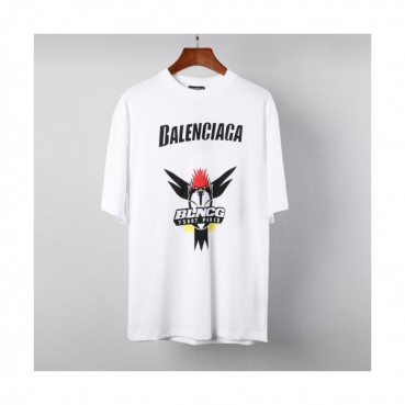 [매장판]Balenciaga  Mm/Wm Logo Cotton Short Sleeved Tshirts White - 발렌시아가 2021 남/녀 로고 코튼 반팔티 Bal01083x Size(xs 