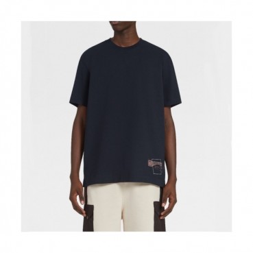 Ermenegildo Zegna  Mens Business Short Sleeved Polo Tshirts Black - 에르메네질도 2021 제냐 남성 비지니스 반팔티 Zeg0300x Size(m 