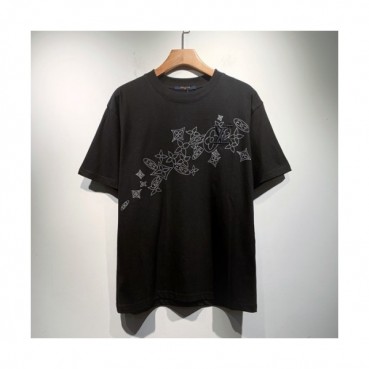 Louis vuitton  Mm/Wm Logo Short Sleeved Tshirts Black - 루이비통 2021 남/녀 로고 반팔티 Lou03311x Size(s 