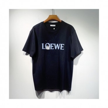 Loewe  Mm/Wm Smile Short Sleeved Tshirts Black - 로에베 2021 남/녀 스마일 반팔티 Loe0439x Size(s 