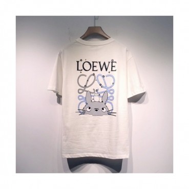 [추천템]Loewe  Mm/Wm Smile Short Sleeved Tshirts White - 로에베 2021 남/녀 스마일 반팔티 Loe0438x Size(s 