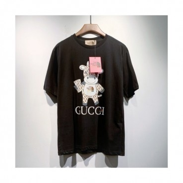 Gucci  Mm/Wm Logo Short Sleeved Tshirts Black - 구찌 2021 남/녀 로고 반팔티 Guc03805x Size(s 
