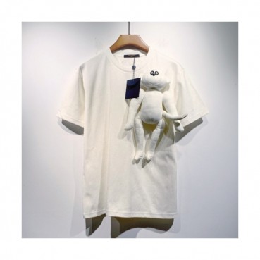Louis vuitton  Mm/Wm Logo Short Sleeved Tshirts White - 루이비통 2021 남/녀 로고 반팔티 Lou02995x Size(s 
