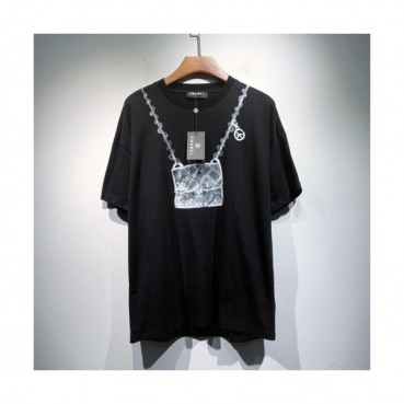 Chanel  Mm/Wm 'CC' Logo Cotton Short Sleeved Tshirts Black - 샤넬 2021 남/녀 'CC'로고 코튼 반팔티 Cnl0716x Size(s 