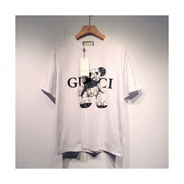 Gucci  Mm/Wm Logo Short Sleeved Tshirts White - 구찌 2021 남/녀 로고 반팔티 Guc03802x Size(s 