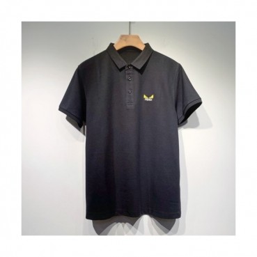 Fendi  Mens Logo Casual Short Sleeved Tshirts Black - 펜디 2021 남성 로고 캐쥬얼 코튼 반팔티 Fen0984x Size(s 