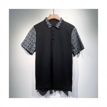 Dior  Mm/Wm Casual Crew-neck Short Sleeved Tshirts Black 