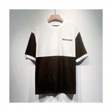 Balenciaga  Mm/Wm Logo Cotton Short Sleeved Tshirts Black - 발렌시아가 2021 남/녀 로고 코튼 반팔티 Bal01079x Size(s 