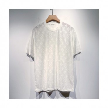 Louis vuitton  Mm/Wm Logo Short Sleeved Tshirts White - 루이비통 2021 남/녀 로고 반팔티 Lou02988x Size(s 