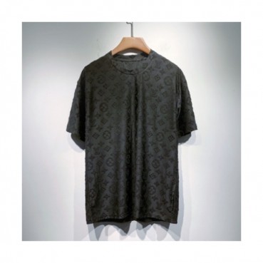 Louis vuitton  Mm/Wm Logo Short Sleeved Tshirts Black - 루이비통 2021 남/녀 로고 반팔티 Lou02987x Size(s 