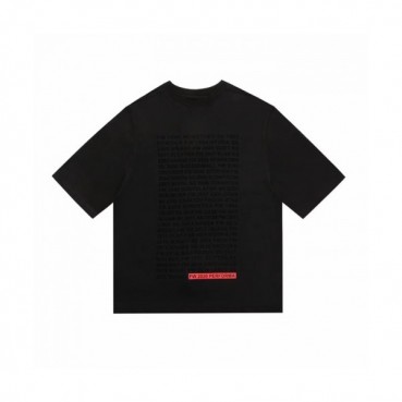 Rick Owens  Mens Casual Short Sleeved Thirts Black - 릭오웬스 2021 남성 캐쥬얼 반팔티 Ric0102x Size(s 