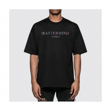 Mastermind Japan Mens Tshirts Black - 마스터마인드 재팬 2021 남성 코튼 반팔티 Mas122x