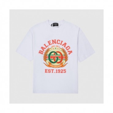 [매장판]Balenciaga  Mm/Wm Logo Cotton Short Sleeved Tshirts White - 발렌시아가 2021 남/녀 로고 코튼 반팔티 Bal01074x Size(xs 