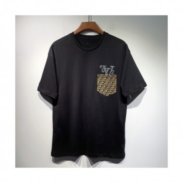 Louis vuitton  Mm/Wm Logo Short Sleeved Tshirts Black - 루이비통 2021 남/녀 로고 반팔티 Lou02955x Size(s 
