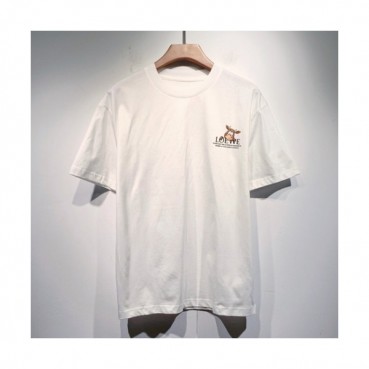 [추천템]Loewe  Mm/Wm Smile Short Sleeved Tshirts White - 로에베 2021 남/녀 스마일 반팔티 Loe0428x Size(s 