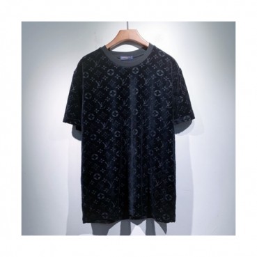 Louis vuitton  Mm/Wm Logo Short Sleeved Tshirts Black - 루이비통 2021 남/녀 로고 반팔티 Lou02953x Size(s 