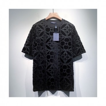Louis vuitton  Mm/Wm Logo Short Sleeved Tshirts Black - 루이비통 2021 남/녀 로고 반팔티 Lou02948x Size(s 