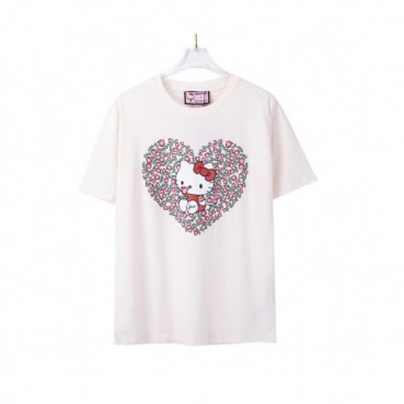 Gucci  Mm/Wm Logo Short Sleeved Tshirts Ivory - 구찌 2021 남/녀 로고 반팔티 Guc03782x Size(xs 