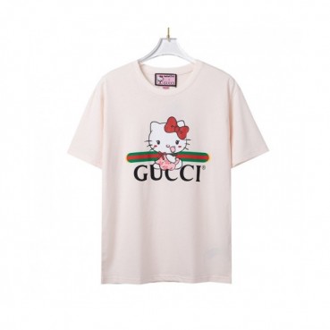 Gucci  Mm/Wm Logo Short Sleeved Tshirts Ivory - 구찌 2021 남/녀 로고 반팔티 Guc03780x Size(xs 