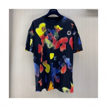 Louis vuitton  Mm/Wm Logo Short Sleeved Tshirts Black - 루이비통 2021 남/녀 로고 반팔티 Lou02945x Size(s 