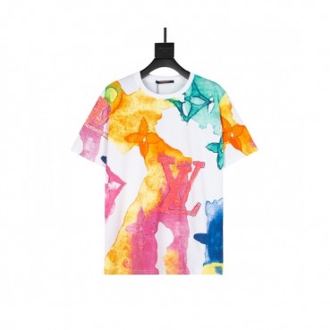 Louis vuitton  Mm/Wm Logo Short Sleeved Tshirts White - 루이비통 2021 남/녀 로고 반팔티 Lou02934x Size(xs 