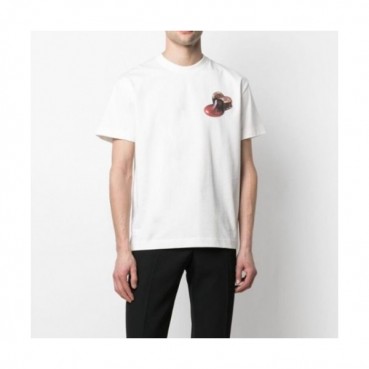 Alexsander Wang  Mm/Wm Logo Short Sleeved Tshirts White - 알렉산더왕 2021 남/녀 로고 반팔티 Alw0175x Size(s 