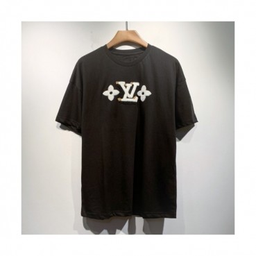 Louis vuitton  Mm/Wm Logo Short Sleeved Tshirts Black - 루이비통 2021 남/녀 로고 반팔티 Lou02932x Size(s 
