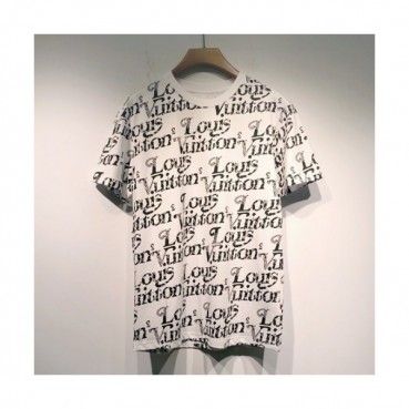 Louis vuitton  Mm/Wm Logo Short Sleeved Tshirts White - 루이비통 2021 남/녀 로고 반팔티 Lou02930x Size(s 