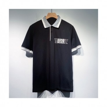 Dior  Mm/Wm Casual Crew-neck Short Sleeved Tshirts Black 