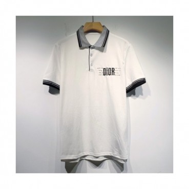 Dior  Mm/Wm Casual Crew-neck Short Sleeved Tshirts White 