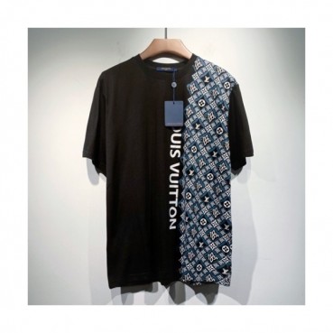 Louis vuitton  Mm/Wm Logo Short Sleeved Tshirts Black - 루이비통 2021 남/녀 로고 반팔티 Lou02926x Size(s 