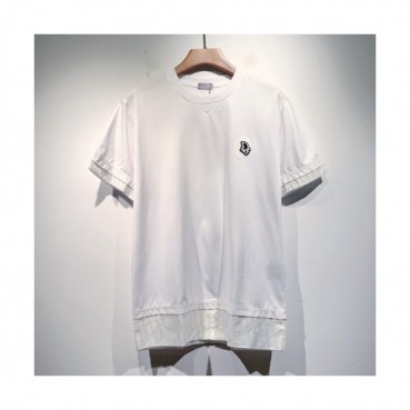 Dior  Mm/Wm Casual Crew-neck Short Sleeved Tshirts White 
