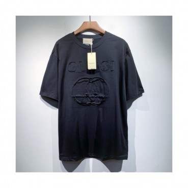 Gucci  Mm/Wm Logo Short Sleeved Tshirts Black - 구찌 2021 남/녀 로고 반팔티 Guc03763x Size(s 