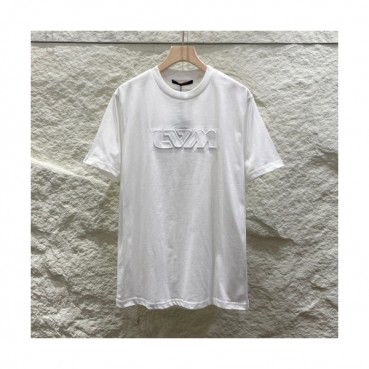 Louis vuitton  Mm/Wm Logo Short Sleeved Tshirts White - 루이비통 2021 남/녀 로고 반팔티 Lou02915x Size(s 
