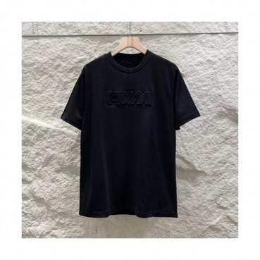 Louis vuitton  Mm/Wm Logo Short Sleeved Tshirts Black - 루이비통 2021 남/녀 로고 반팔티 Lou02914x Size(s 