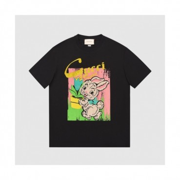 Gucci  Mm/Wm Logo Short Sleeved Tshirts Black - 구찌 2021 남/녀 로고 반팔티 Guc03761x Size(xs 